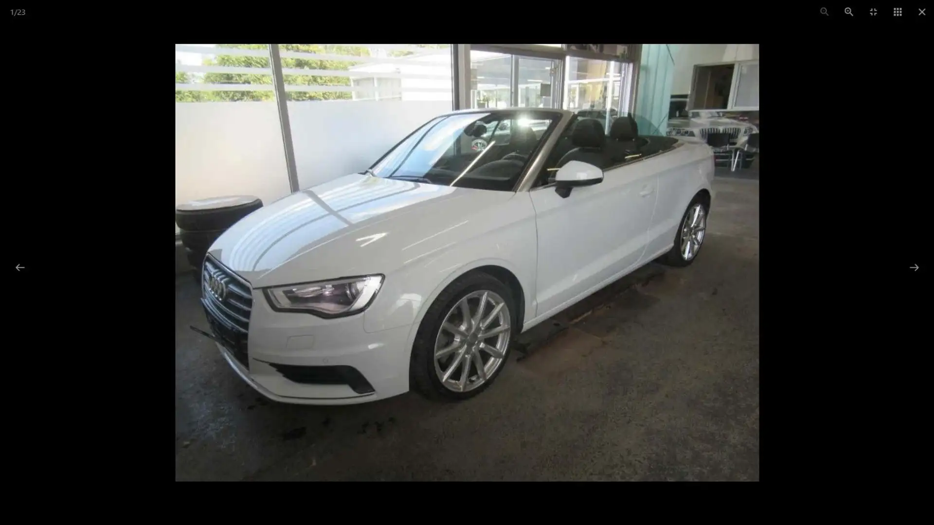 Audi A3 cabrio 2.0TFSI|Quattro|Automatik|Navi| Weiß - 1