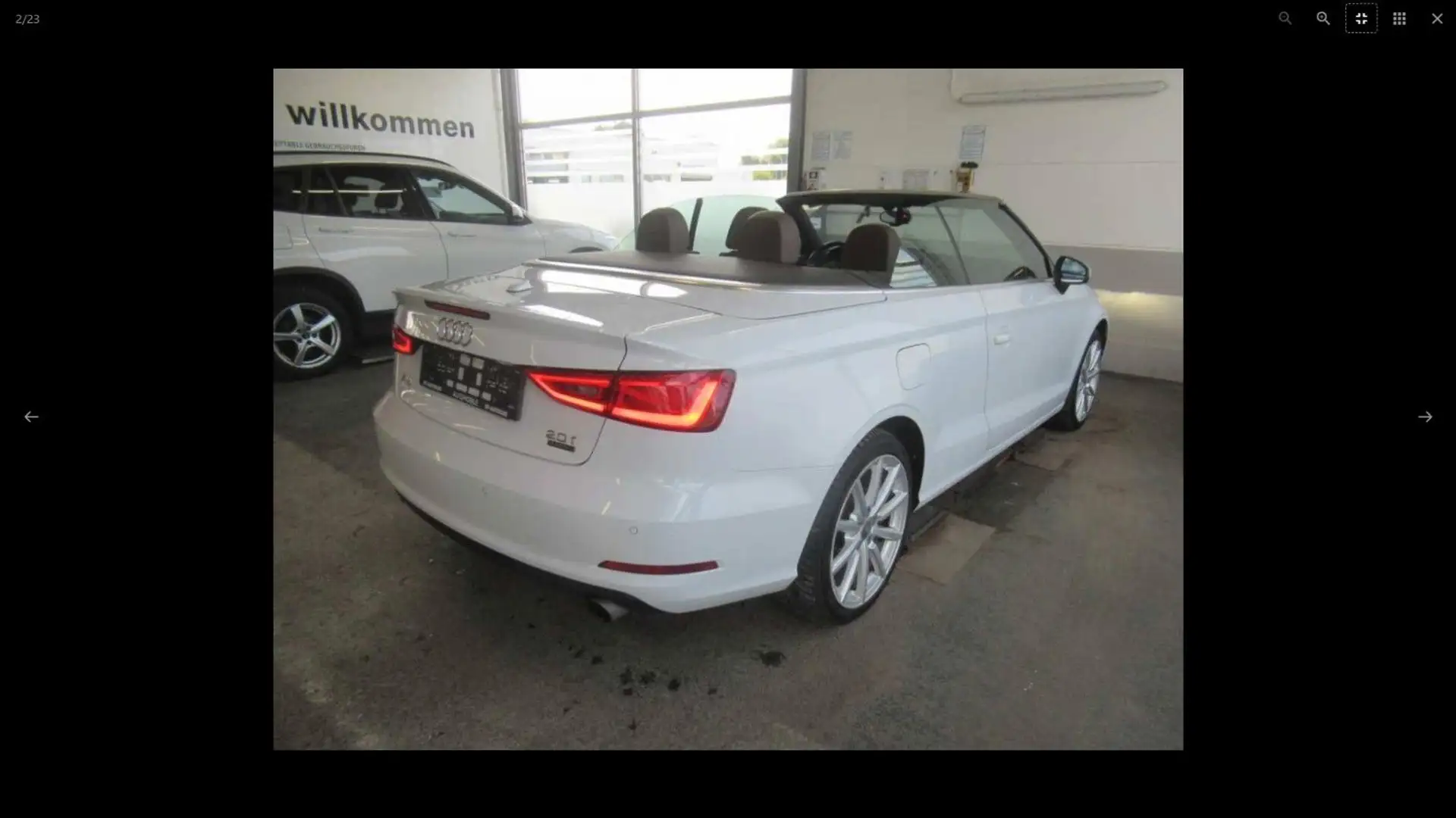 Audi A3 cabrio 2.0TFSI|Quattro|Automatik|Navi| Weiß - 2