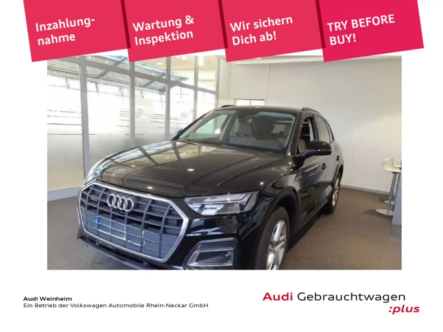 Audi Q5 40 TDI quattro LED S-tronic Navi Leder uvm Schwarz - 1