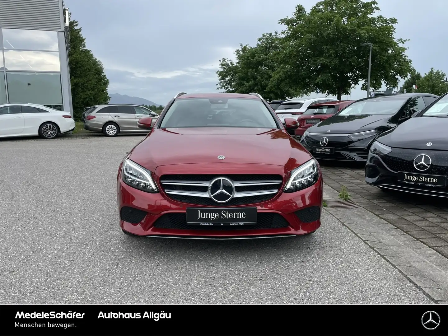 Mercedes-Benz C 180 C 180 T Avantgarde LED Kam Komfort-P. EHeck Ambi Rosso - 2
