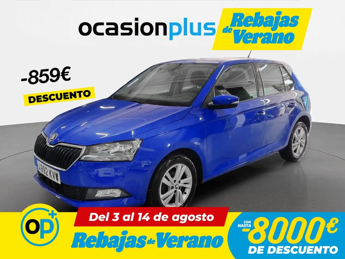Skoda Fabia 1.0 MPI Like 55kW Azul - 1