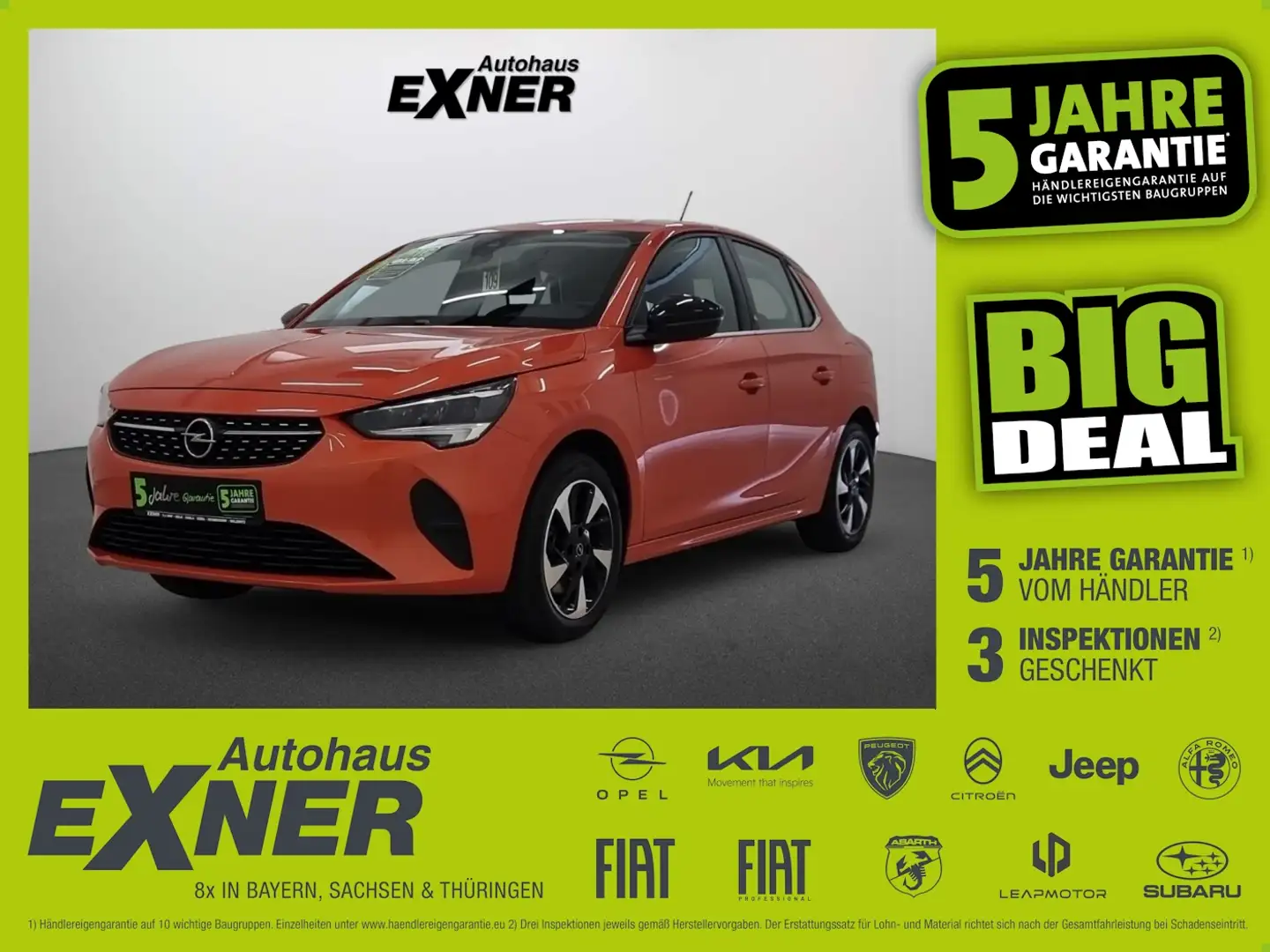 Opel Corsa-e ELEGANCE *LED*Rückfahrkamera*DAB*PDC Orange - 1