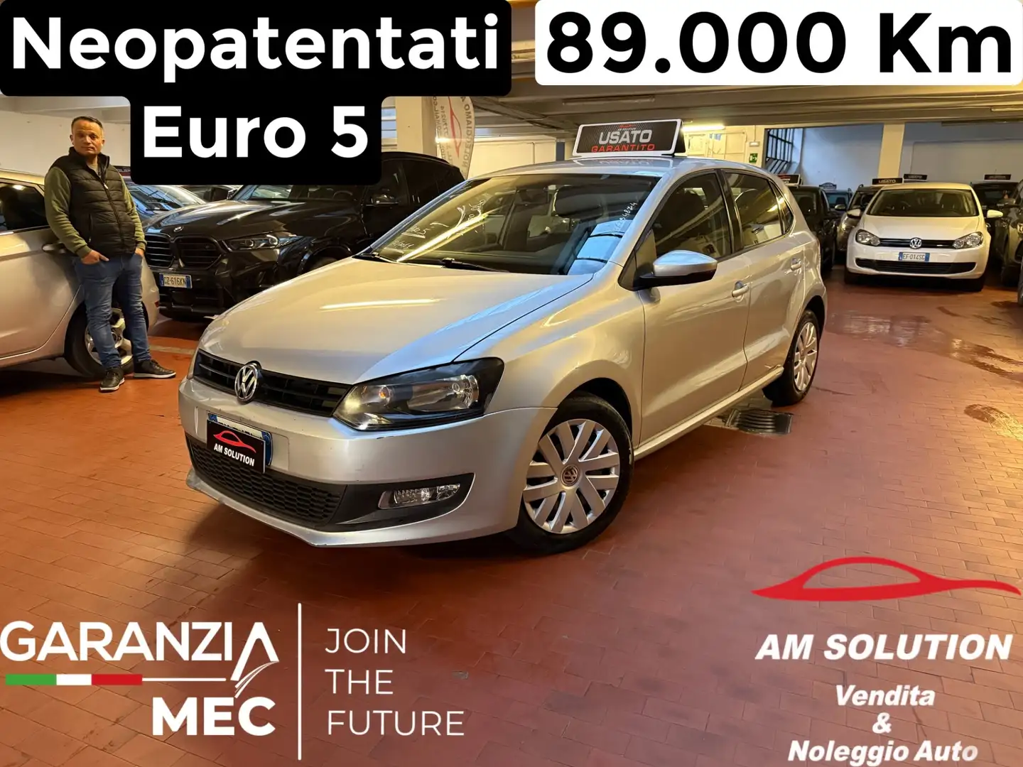 Volkswagen Polo Polo 1.2 Neopatentati Euro 5 Argent - 1
