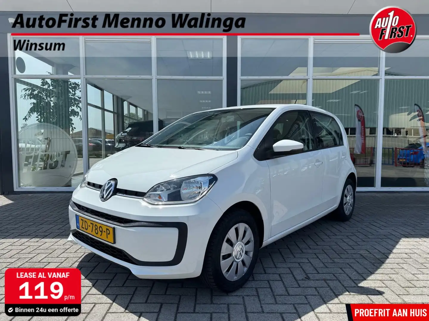 Volkswagen up! 1.0 BMT move up! |Airco|DAB|5 Deurs|Parkeersensore Blanco - 1