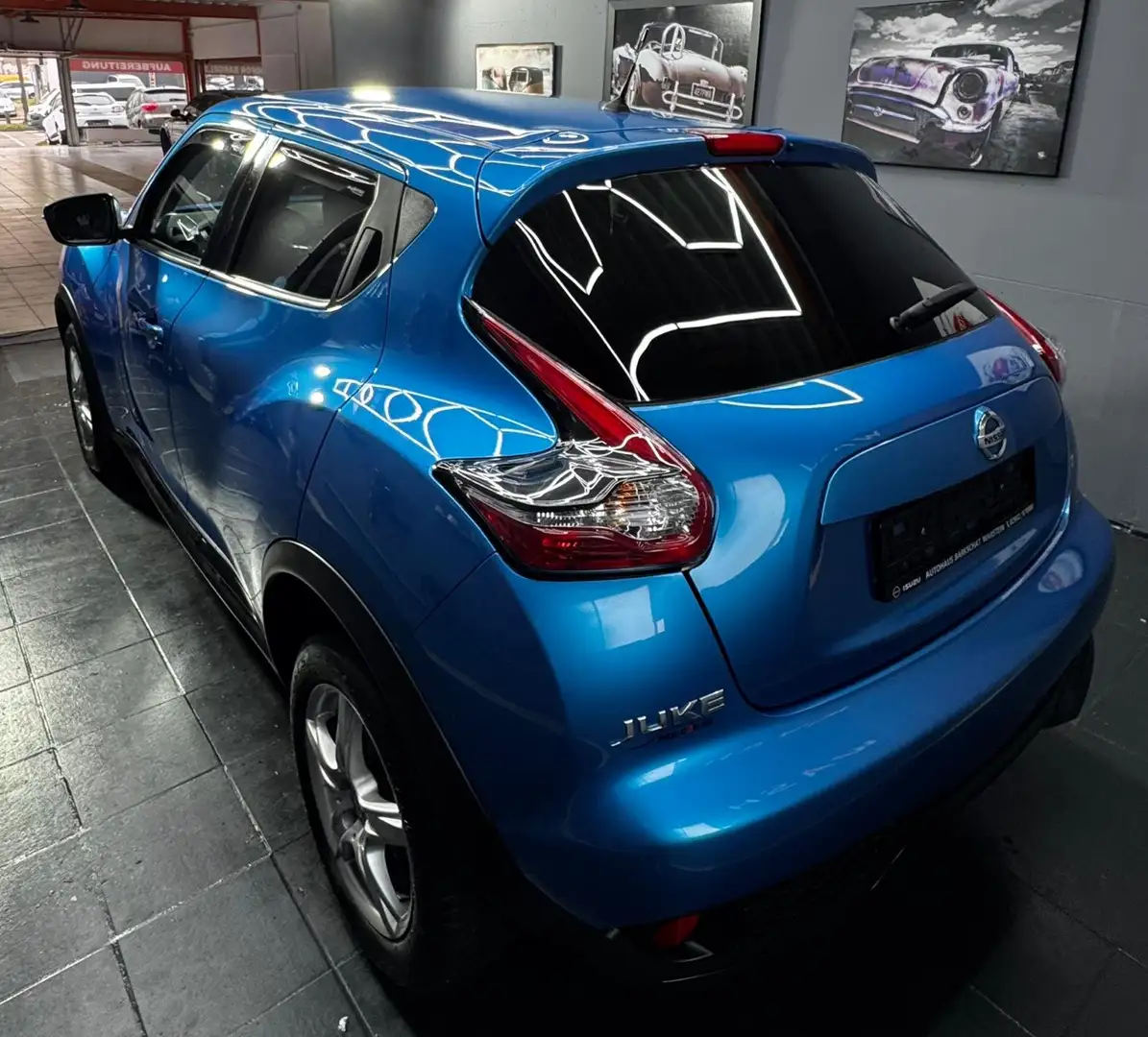 Nissan Juke N-Connecta Automatikgetriebe top Zustand Blau - 2
