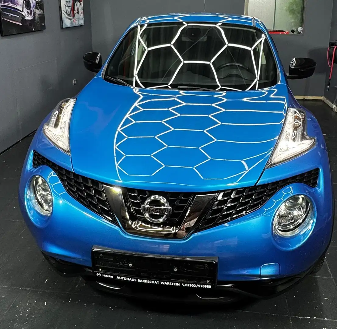 Nissan Juke N-Connecta Automatikgetriebe top Zustand Blau - 1