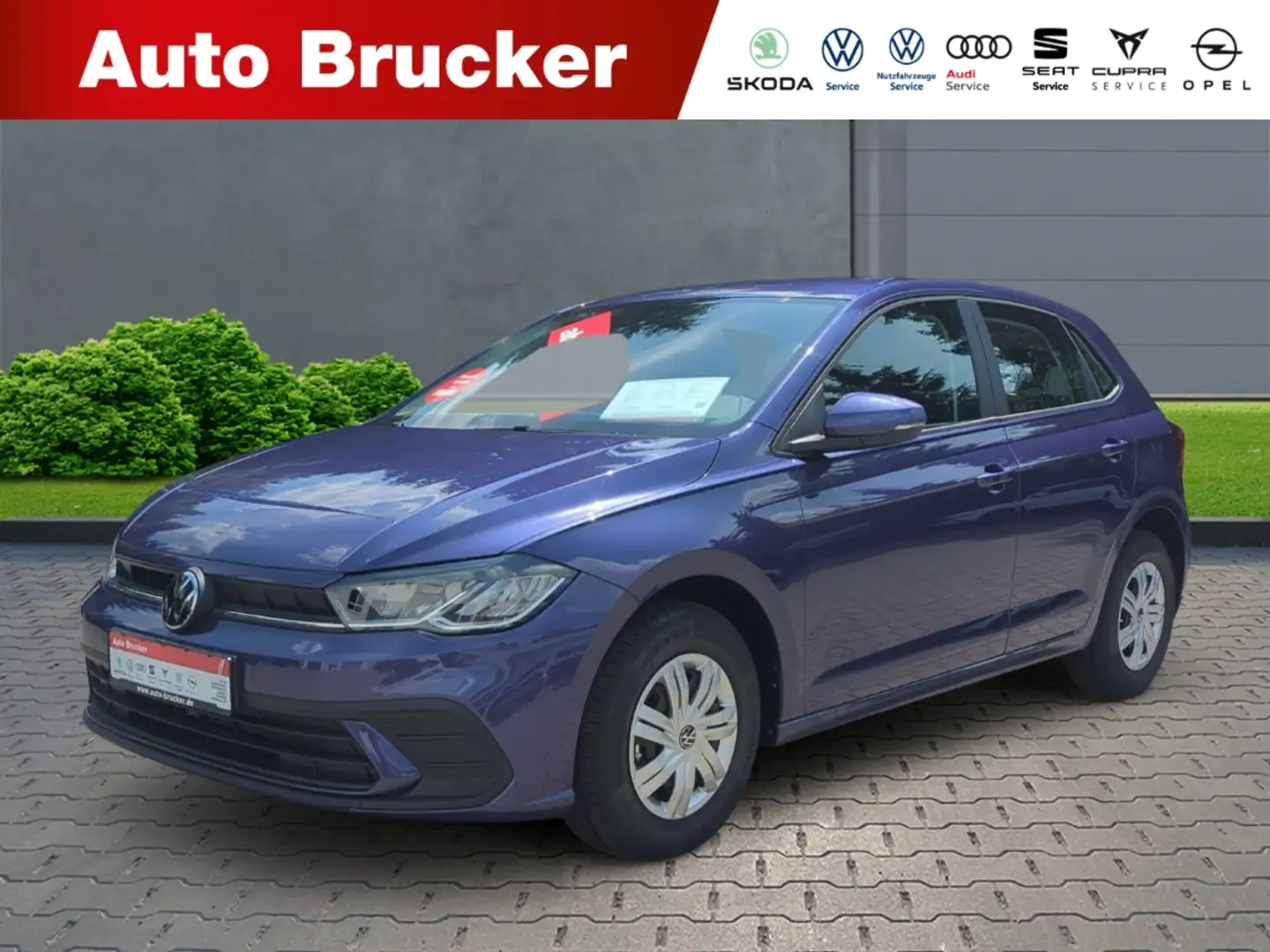 Volkswagen Polo VI Basis 1.0+LED+Klima+Einparkhilfe vo+hi+ LED-Rüc Violett - 1