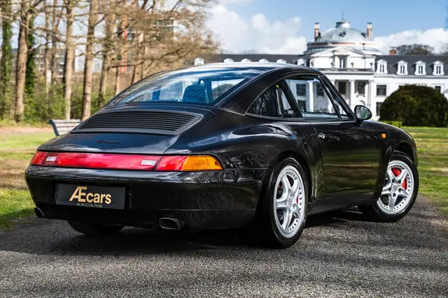 Porsche 993 911 TARGA / MANUAL / SATIN BLACK / 2 OWNERS / TOP