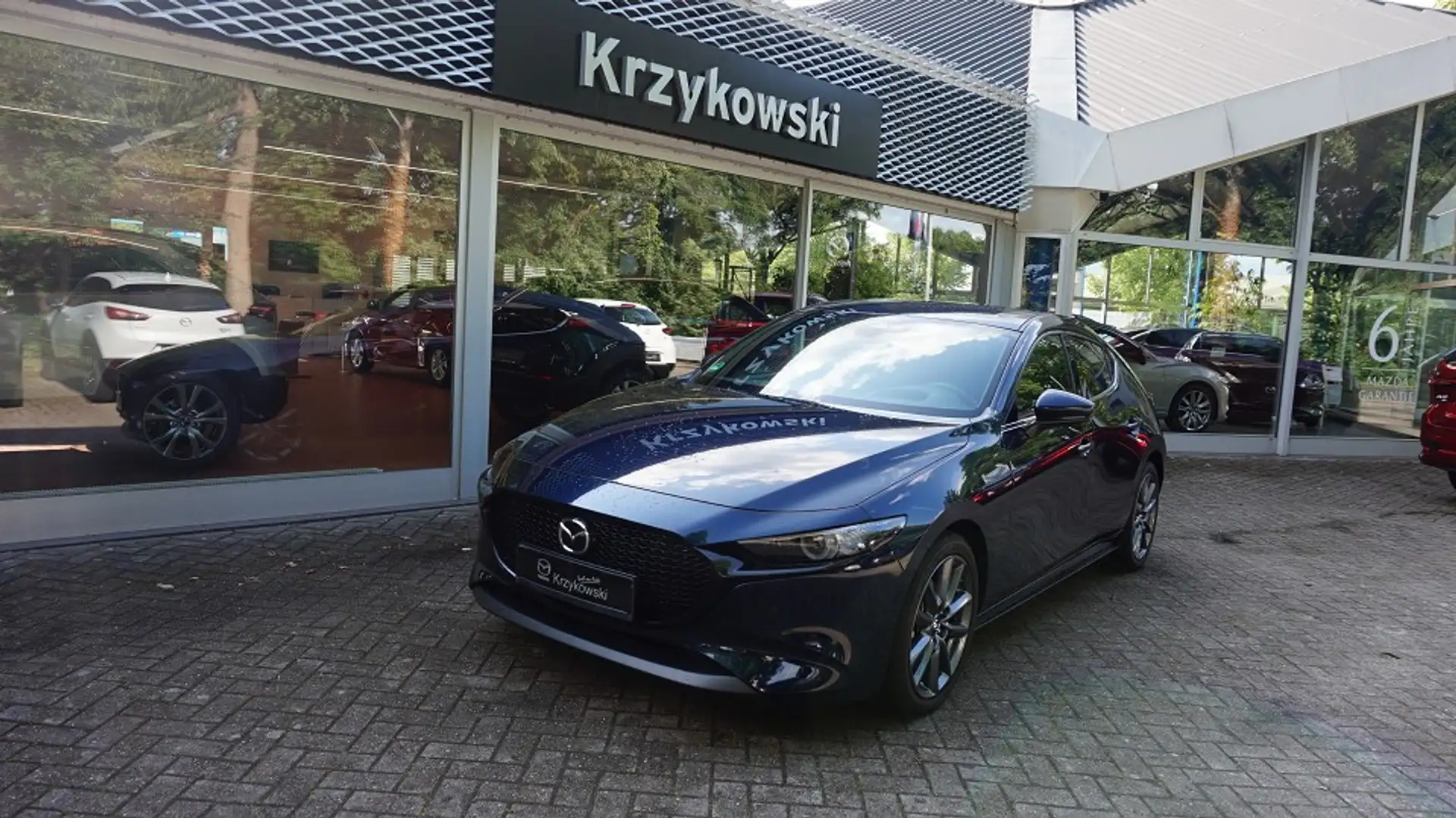 Mazda 3 SKYACTIV-G 2.0 150PS M Hybrid Bleu - 1