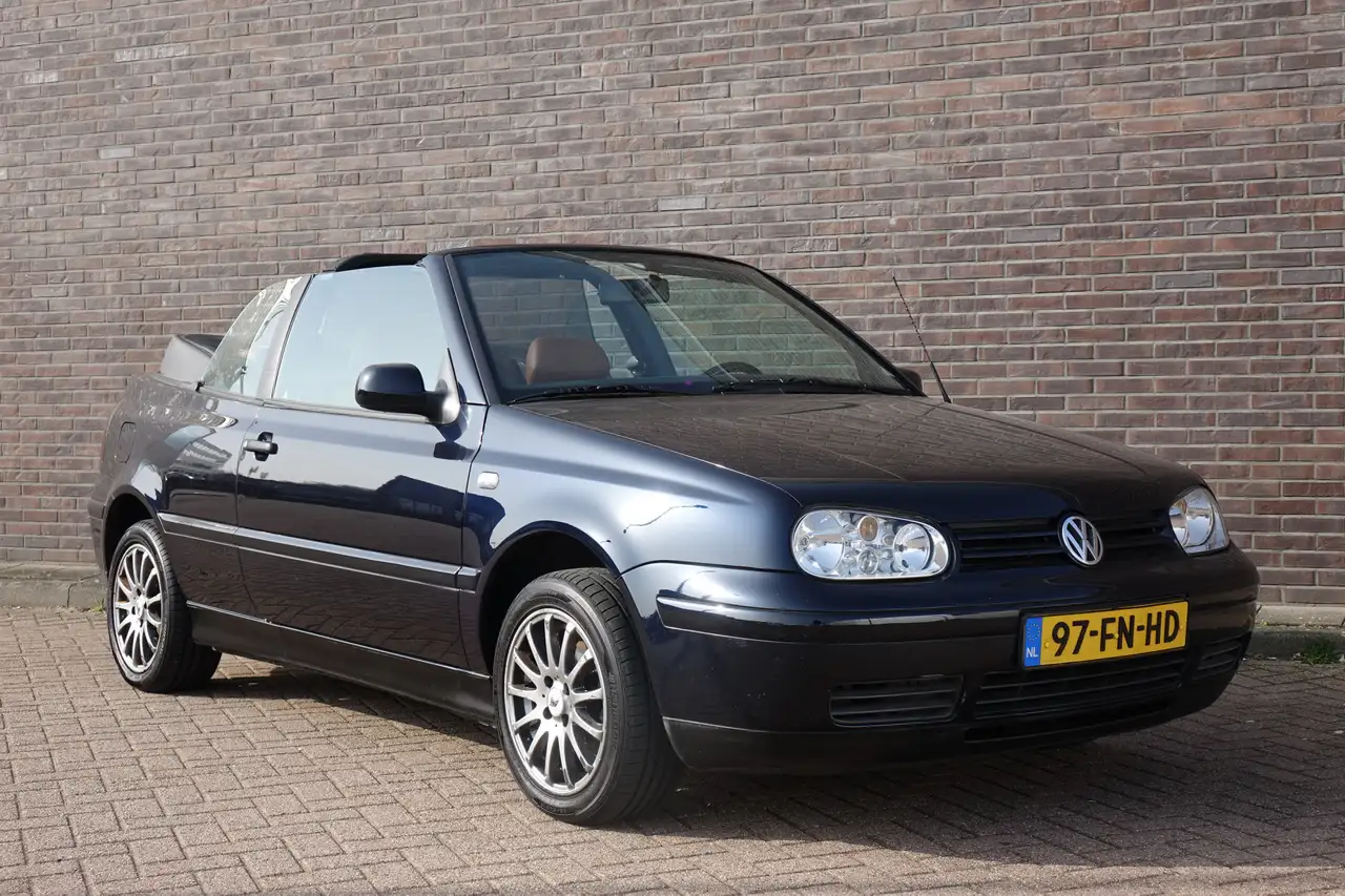 Volkswagen Golf Cabriolet 1.8 Highline, blauwe stoffen elektrisch bediende k, foto 2