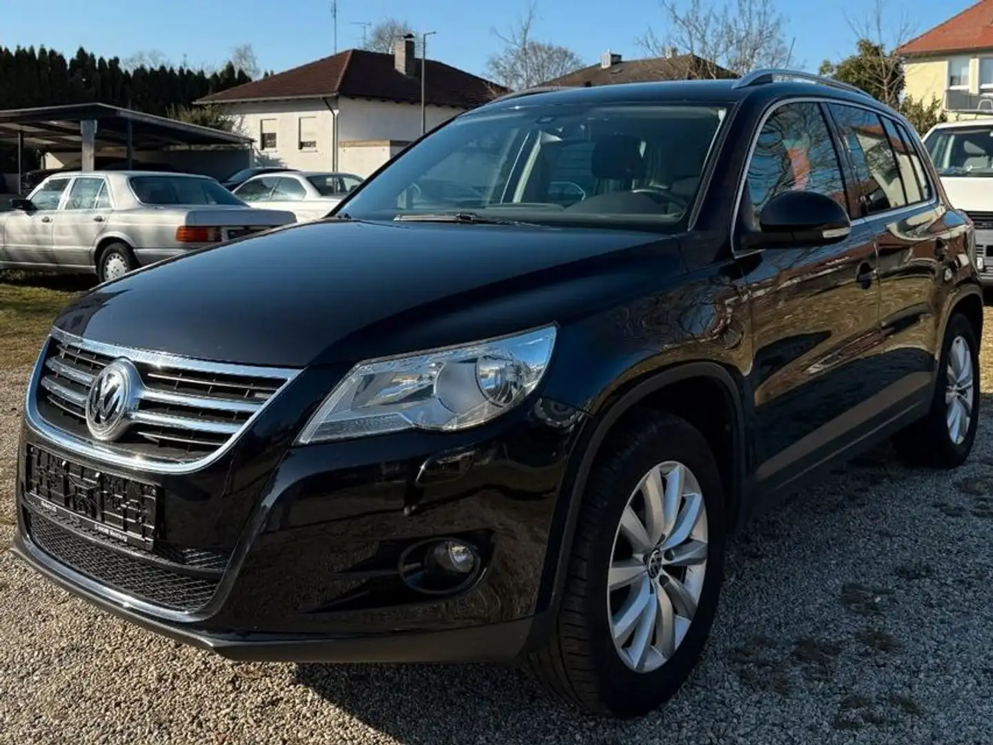 Volkswagen Tiguan 2.0 TSI AUT 4Motion Schiebedach Leder SZH Schwarz - 1