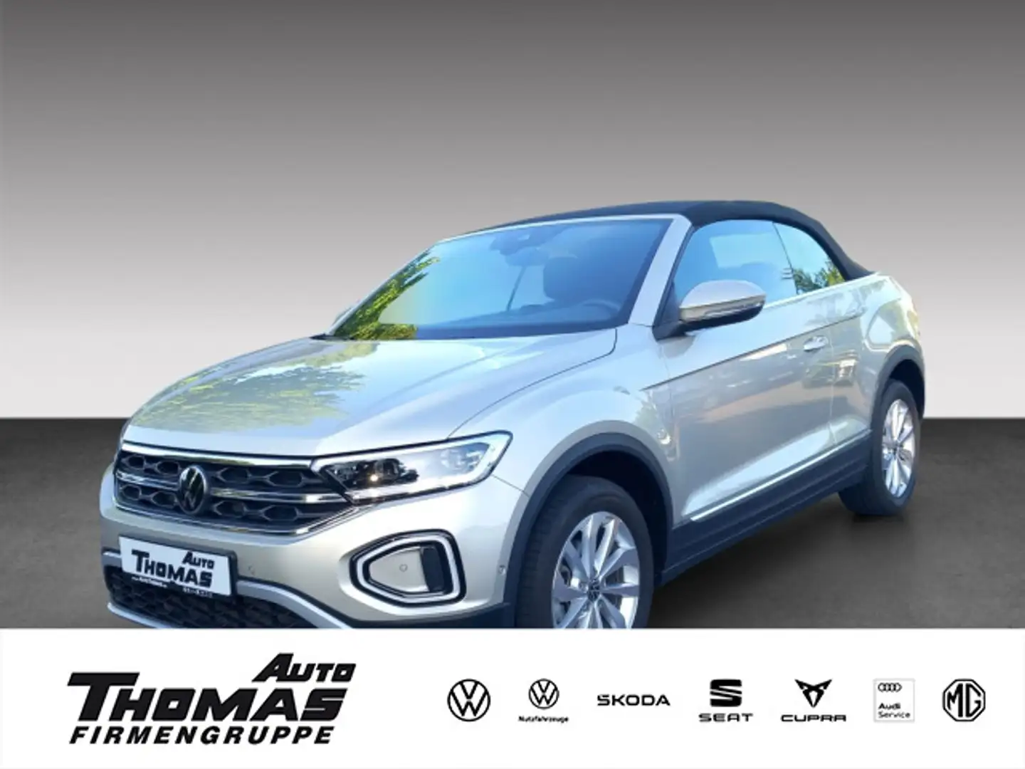Volkswagen T-Roc 1.5 TSI Style *AHK*KAMERA*SHZG* Silber - 1