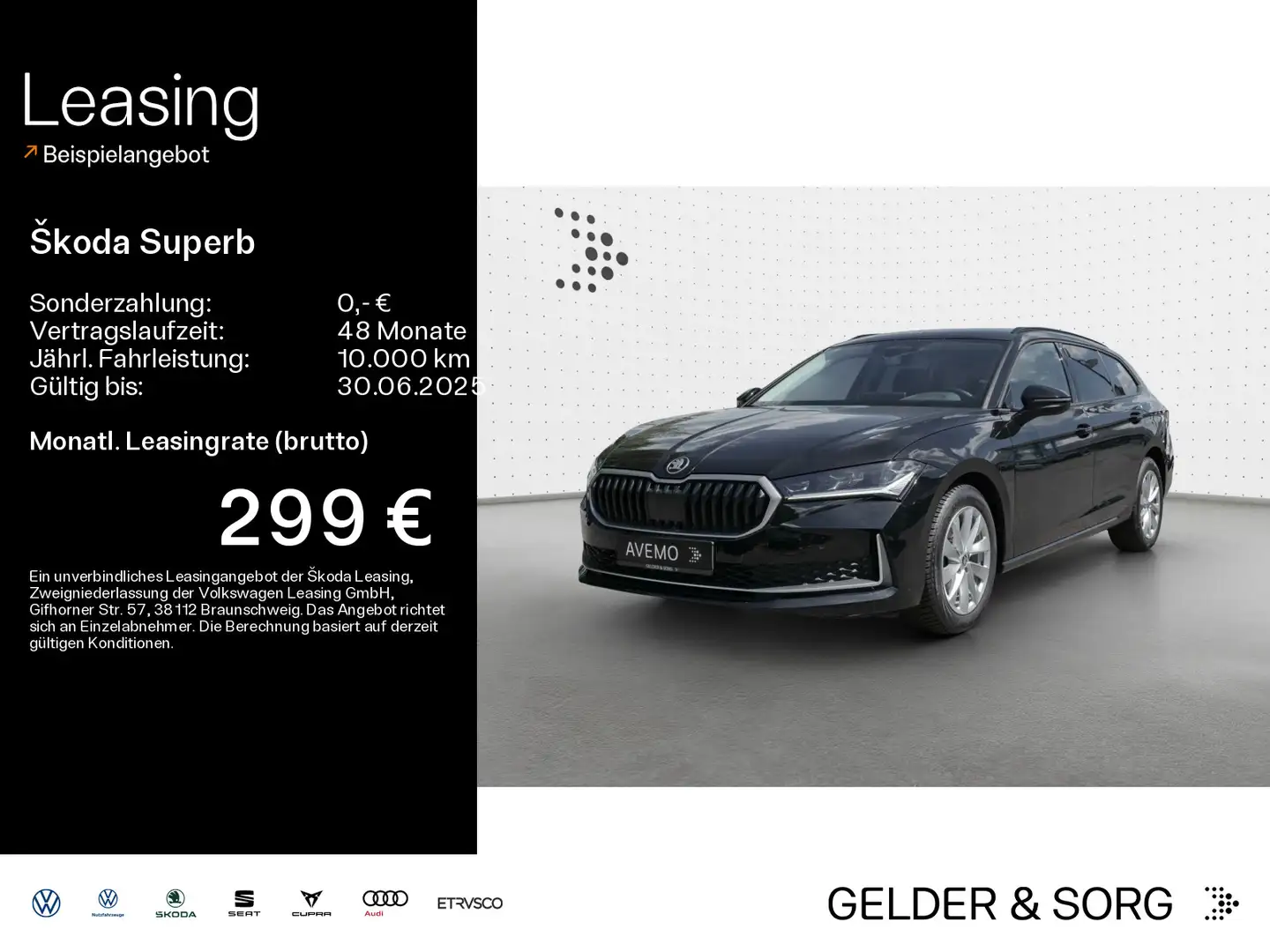 Skoda Superb Combi Selection 1.5 TSI RFK*Massage*AHK Negro - 1