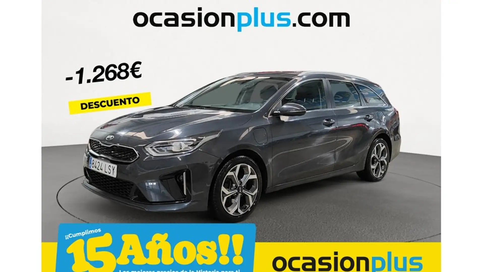 Kia Ceed / cee'd Tourer 1.6 PHEV eTech Aut. Gris - 1