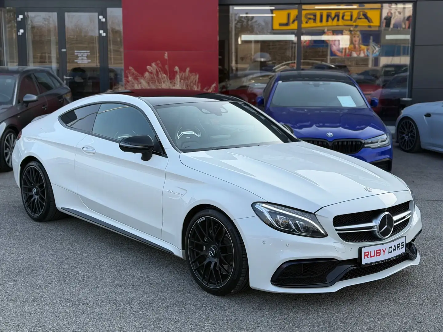 Mercedes-Benz C 63 AMG Coupe Aut. 1. Besitz Carbon Paket MB Historie Weiß - 2