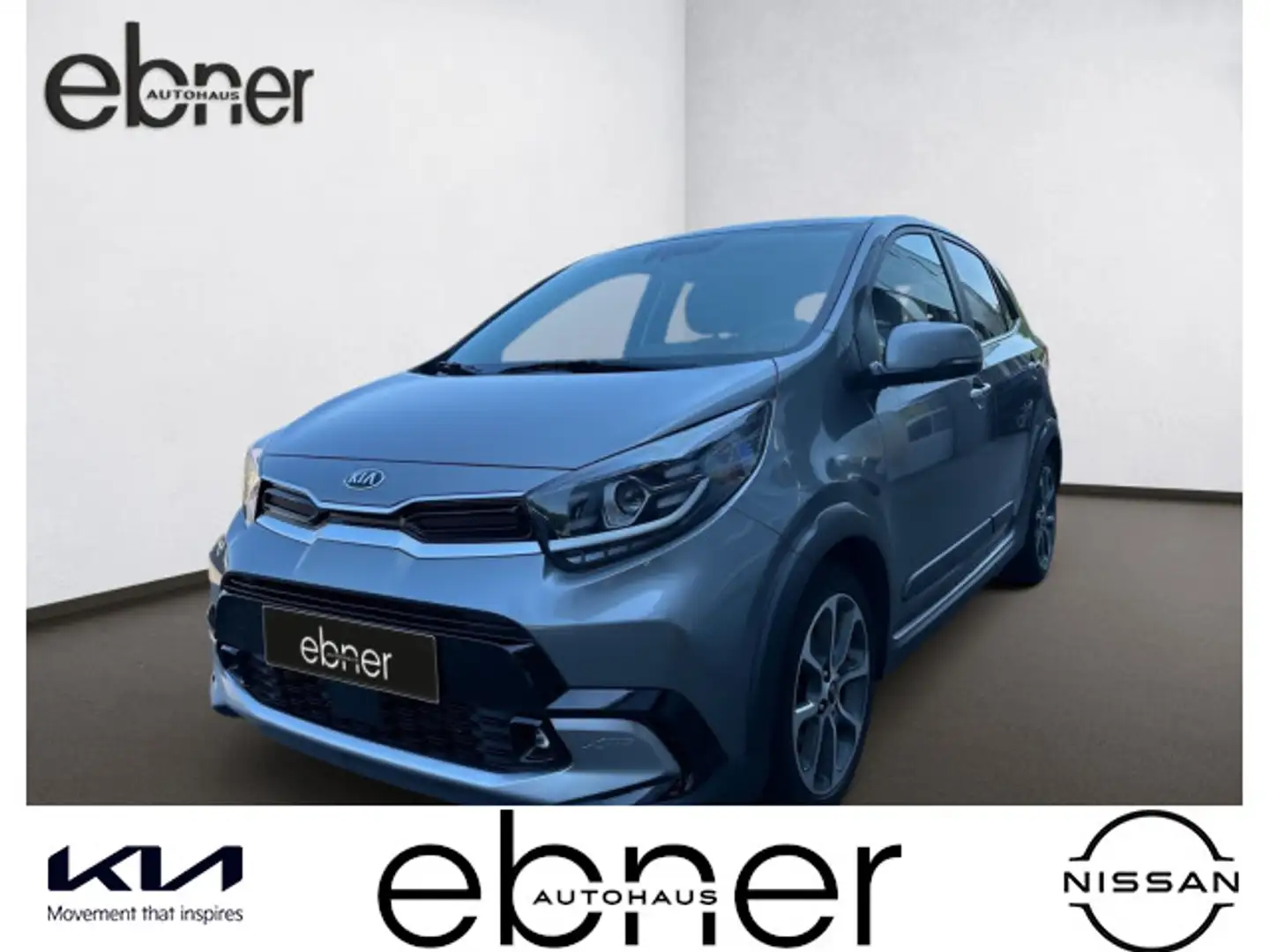 Kia Picanto 1.0 T-GDI X-Line | Einparkhilfe | Blueto Grau - 1