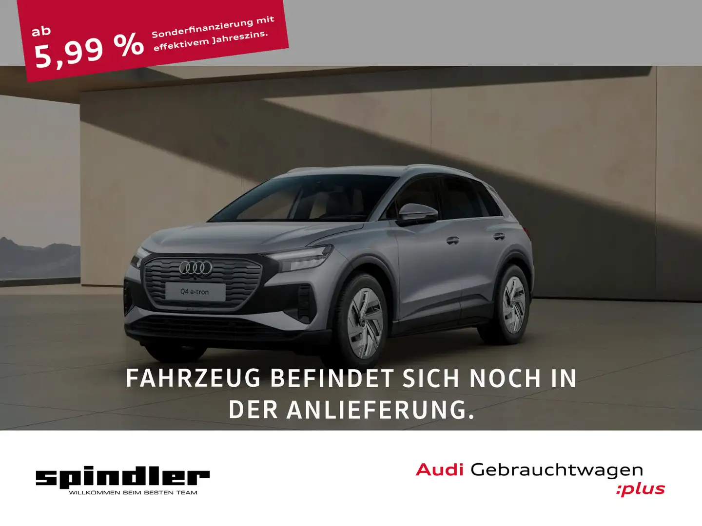 Audi Q4 e-tron 45 / Navi pro, Standklima, AR-HuD, LED Argent - 1
