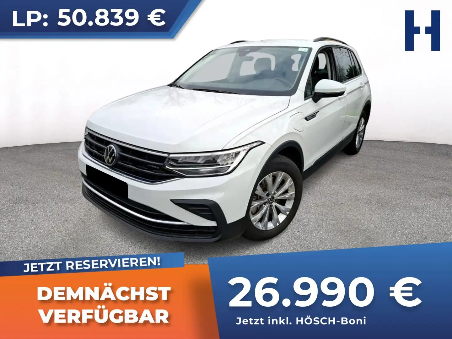 Volkswagen Tiguan Life eHybrid ASSISTENZ KAMERA TOP-SCHNÄPPCHEN Weiß - 1