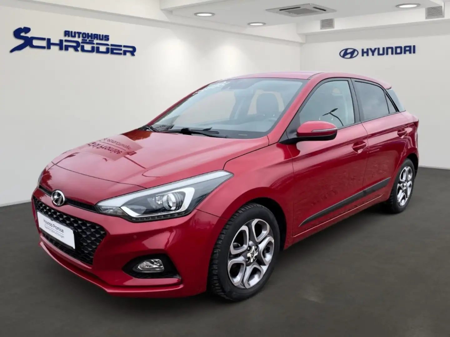 Hyundai i20 1.0T Style Allwetterreifen  Klimaautomatik    Kame Rot - 1