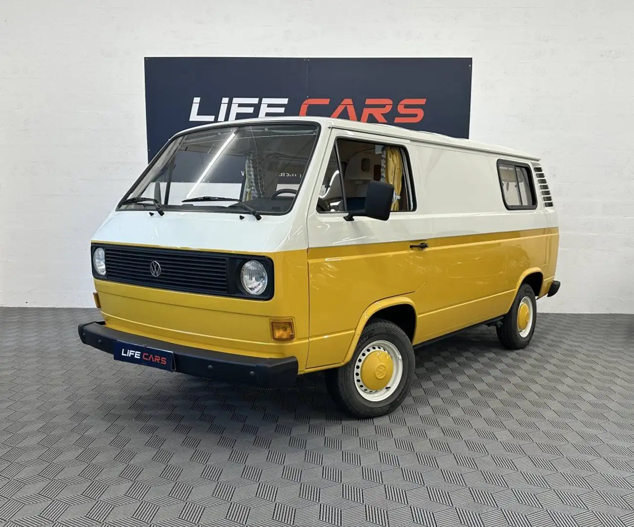 Volkswagen Transporter Transport Combi T3 (F24) 2.0 69ch 1980 aménagé 3 è Jaune - 2
