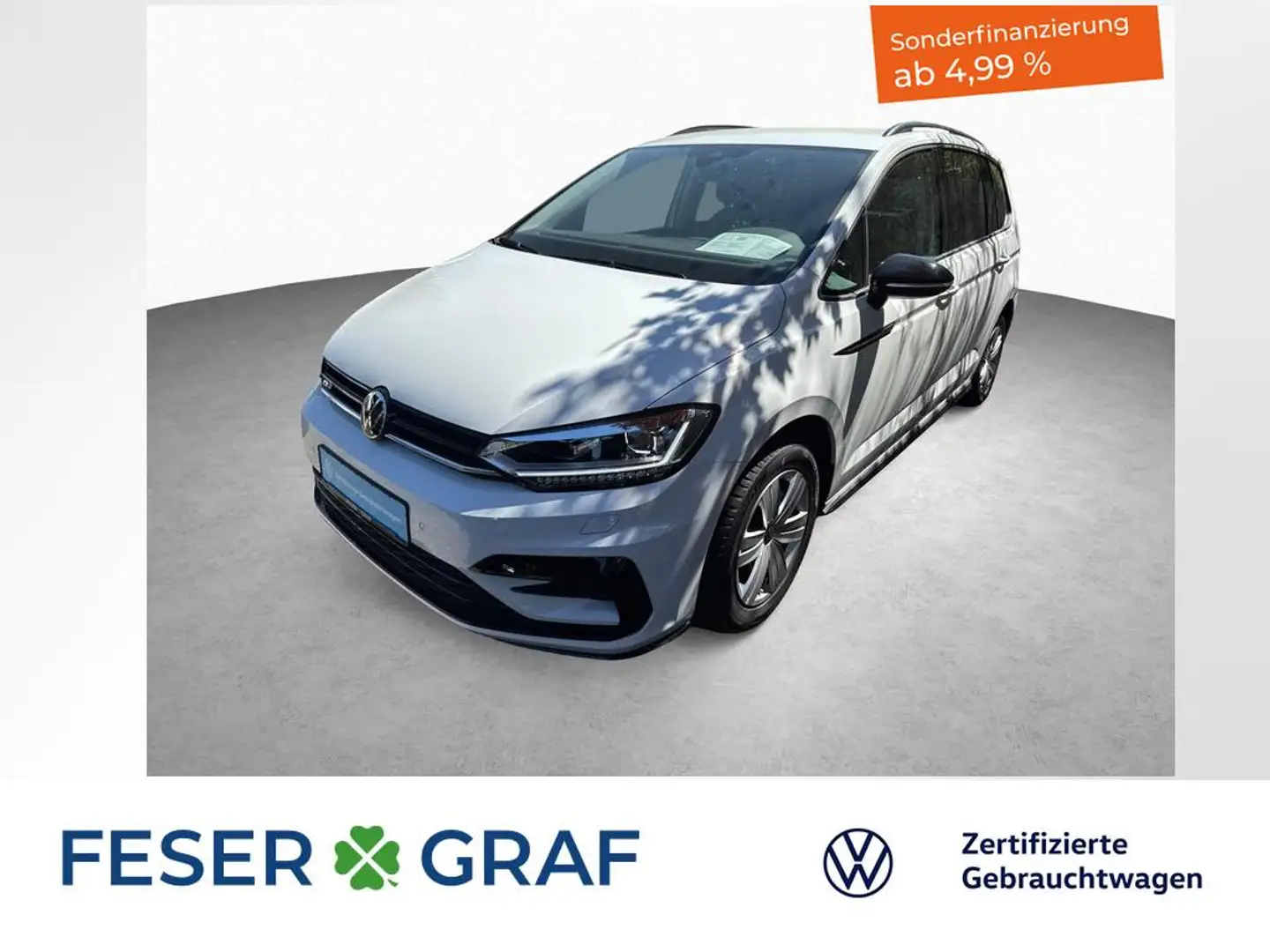 Volkswagen Touran Highline 2.0 TDI 7-DSG R-Line Ext. AHK KAMERA Bianco - 1