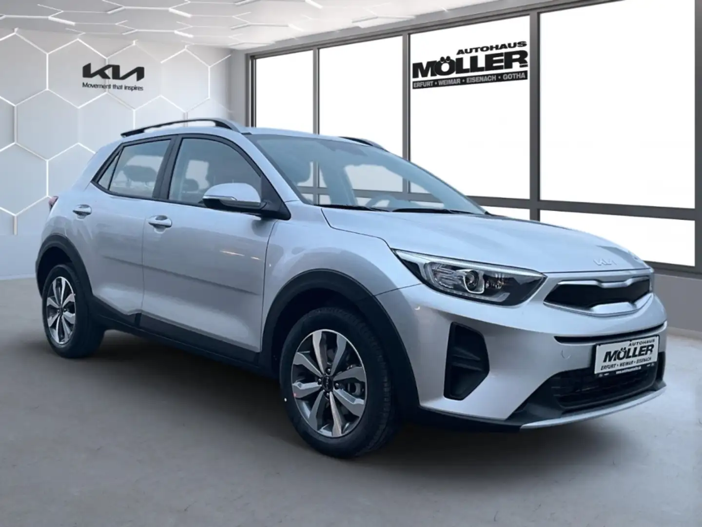 Kia Stonic Vision 1.0T DCT7 Kamera Navi Klima PDC Silber - 2
