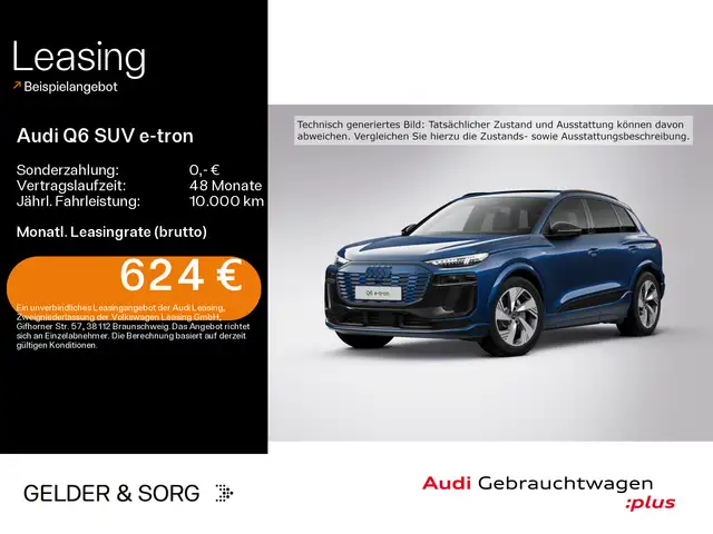 Audi Q6 e-tron qu. S line 0,25%*B&O*Matrix*360°Pano