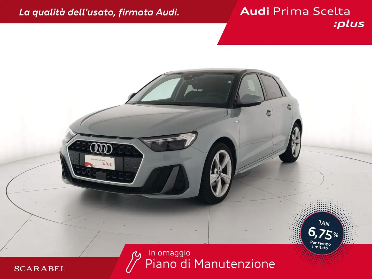 Audi A1 sportback 35 1.5 tfsi s line edition s-tronic Grigio - 1