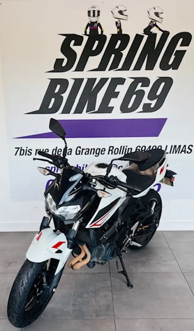 Kawasaki Z 400 Blanc - 2