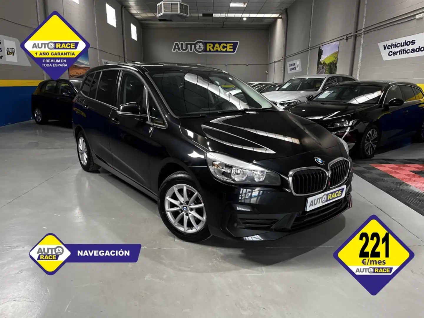 BMW 216 216d Gran Tourer Negro - 1