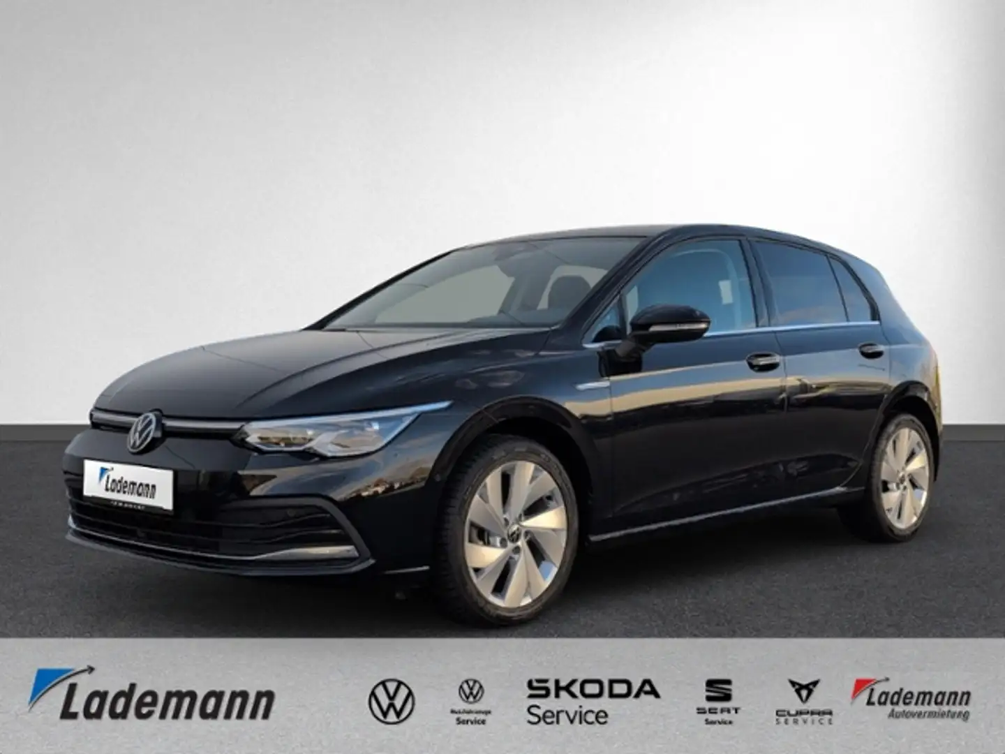 Volkswagen Golf VIII 1.5 eTSI DSG STYLE LED+KAMERA+NAVI+ACC Schwarz - 1