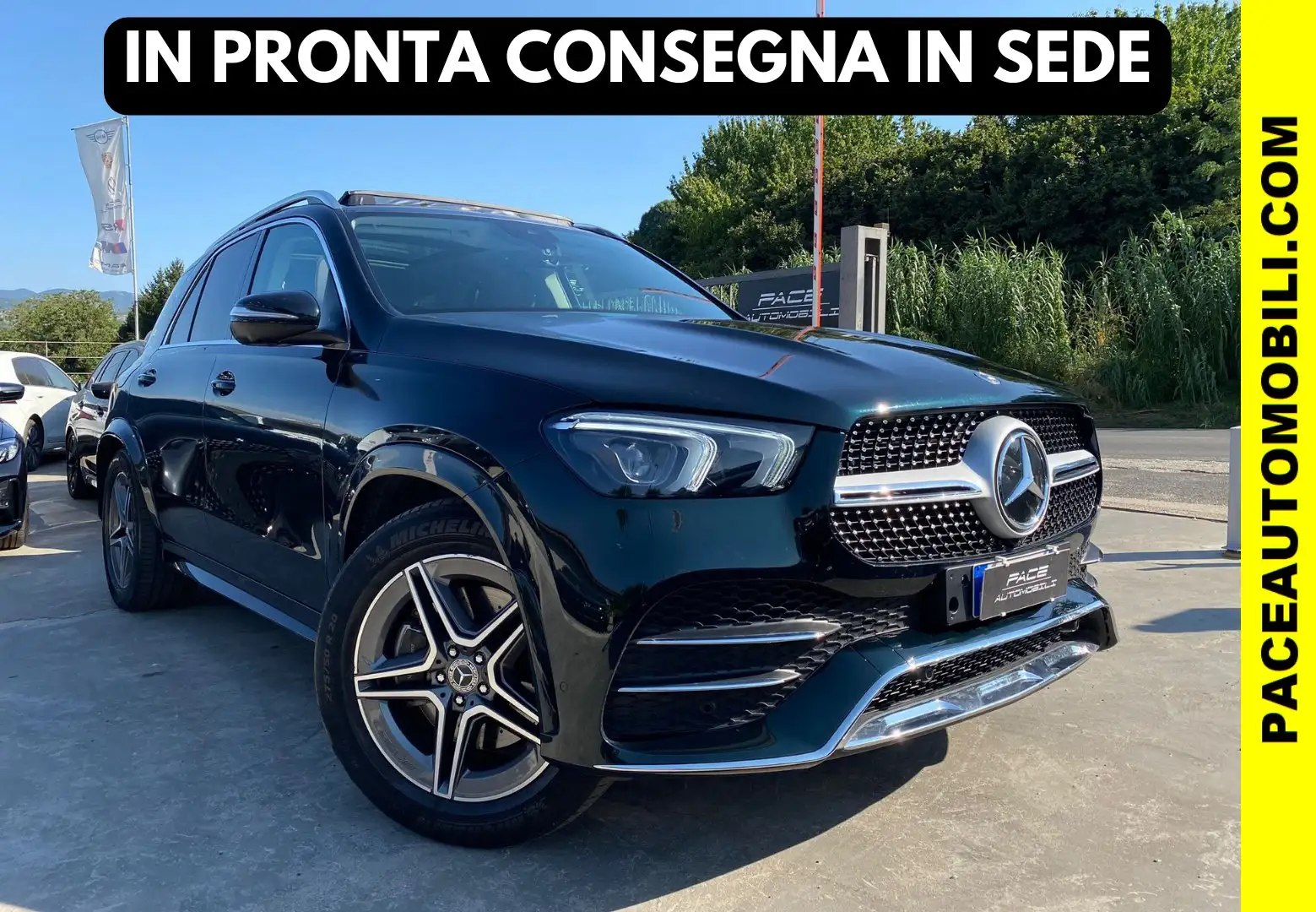 Mercedes-Benz GLE 300 4MATIC TETTO AMG PREMIUM LED KAMERA PDC 21" Verde - 1