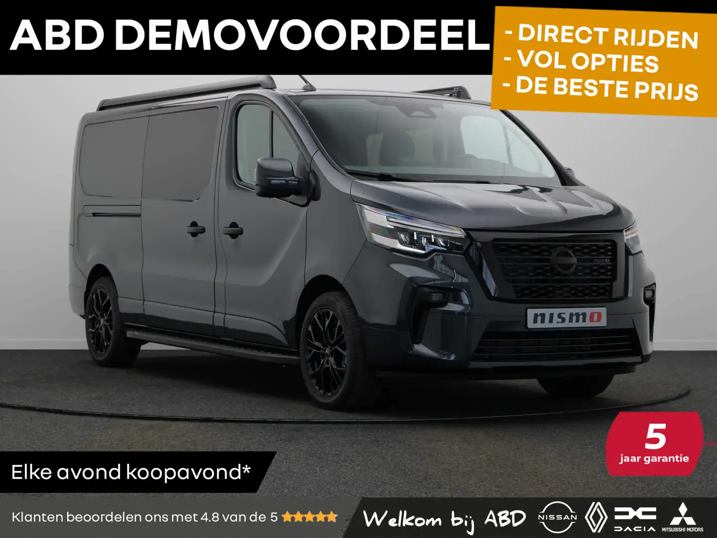 Nissan Primastar 2.0 dCi 170pk L2H1 Nismo+ | Dubbele Cabine | Achte Gris - 1