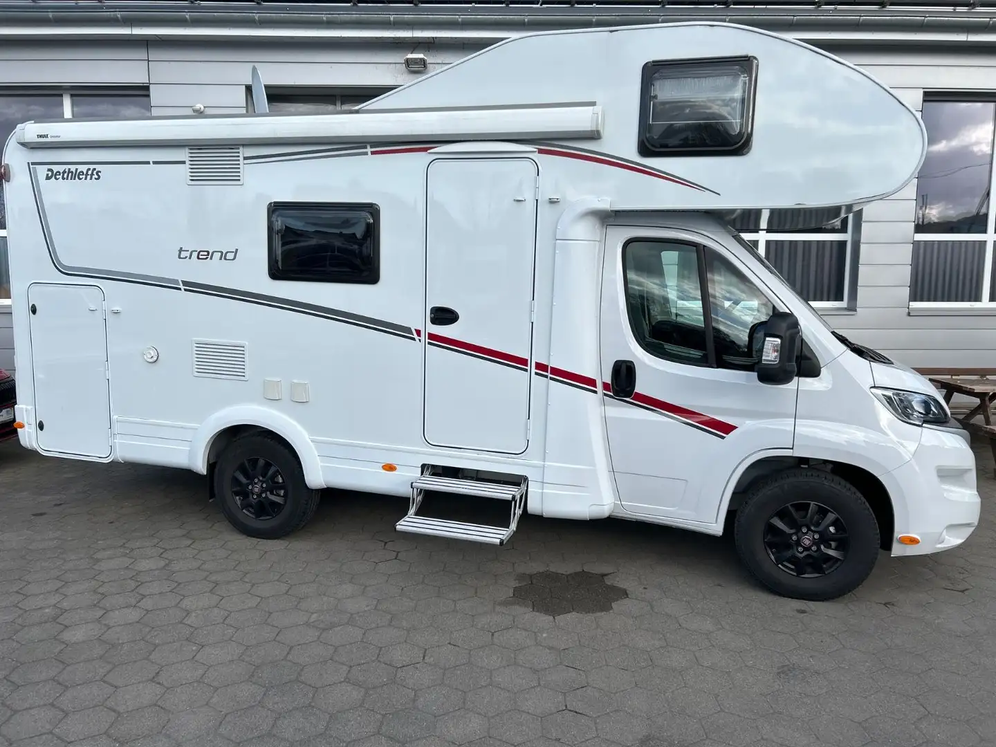 Dethleffs Trend A 5887+160PS+Keyless Go+RFK+SAT TV+Fahrrad Blanc - 2