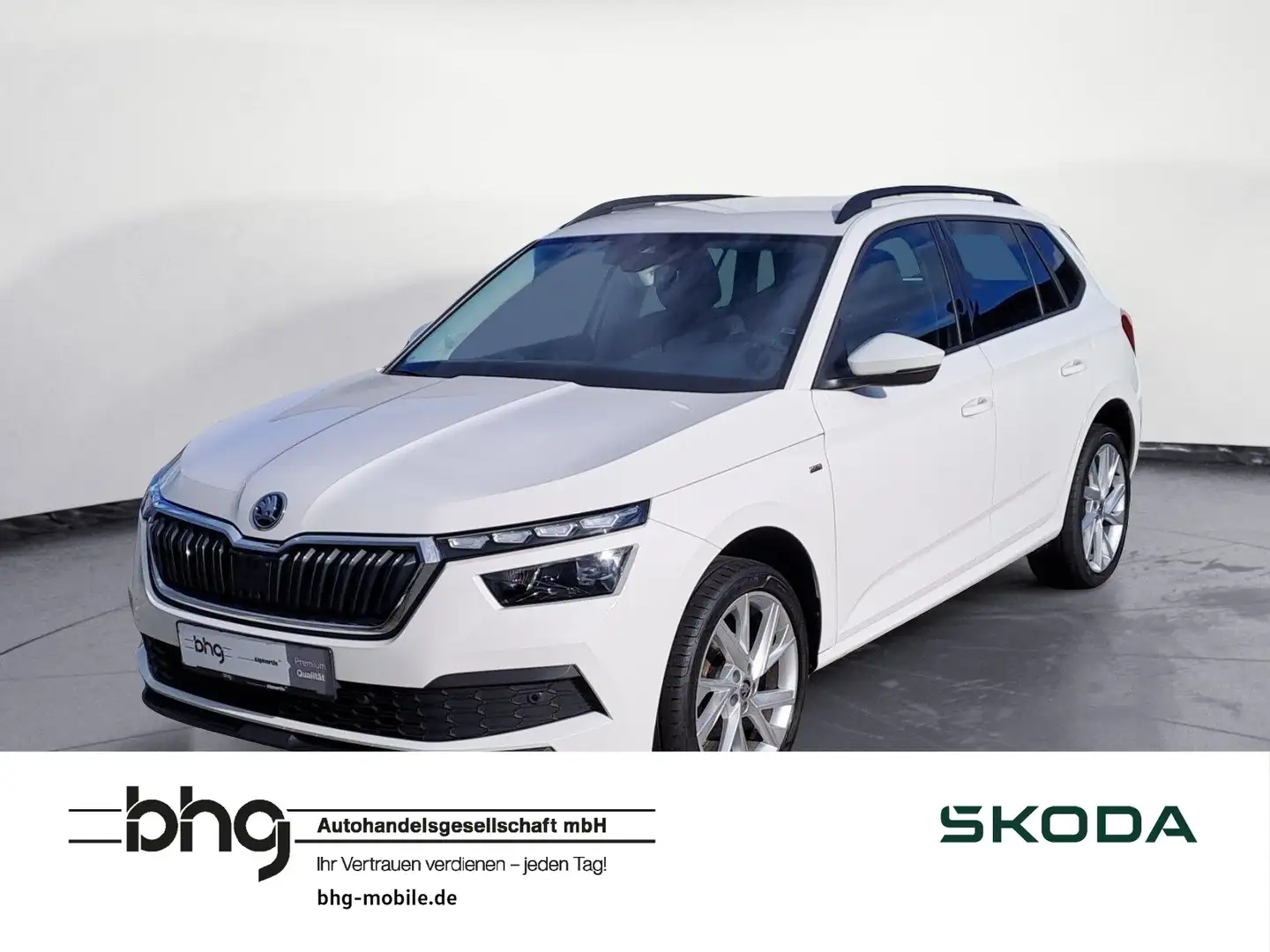 Skoda Kamiq 1.5 TSI DSG Clever AHK, AppConnect, Rückfa Weiß - 1