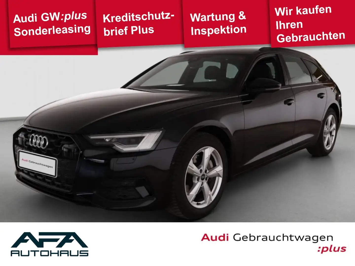 Audi A6 Avant 45 TFSI S tronic AHK*RFK*Matrix*Leder Schwarz - 1