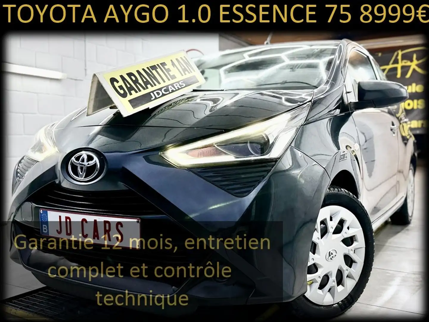 Toyota Aygo Aygo 1.0 ESSENCE ‼️GARANTIE 1 AN CTOK‼️ Gris - 1