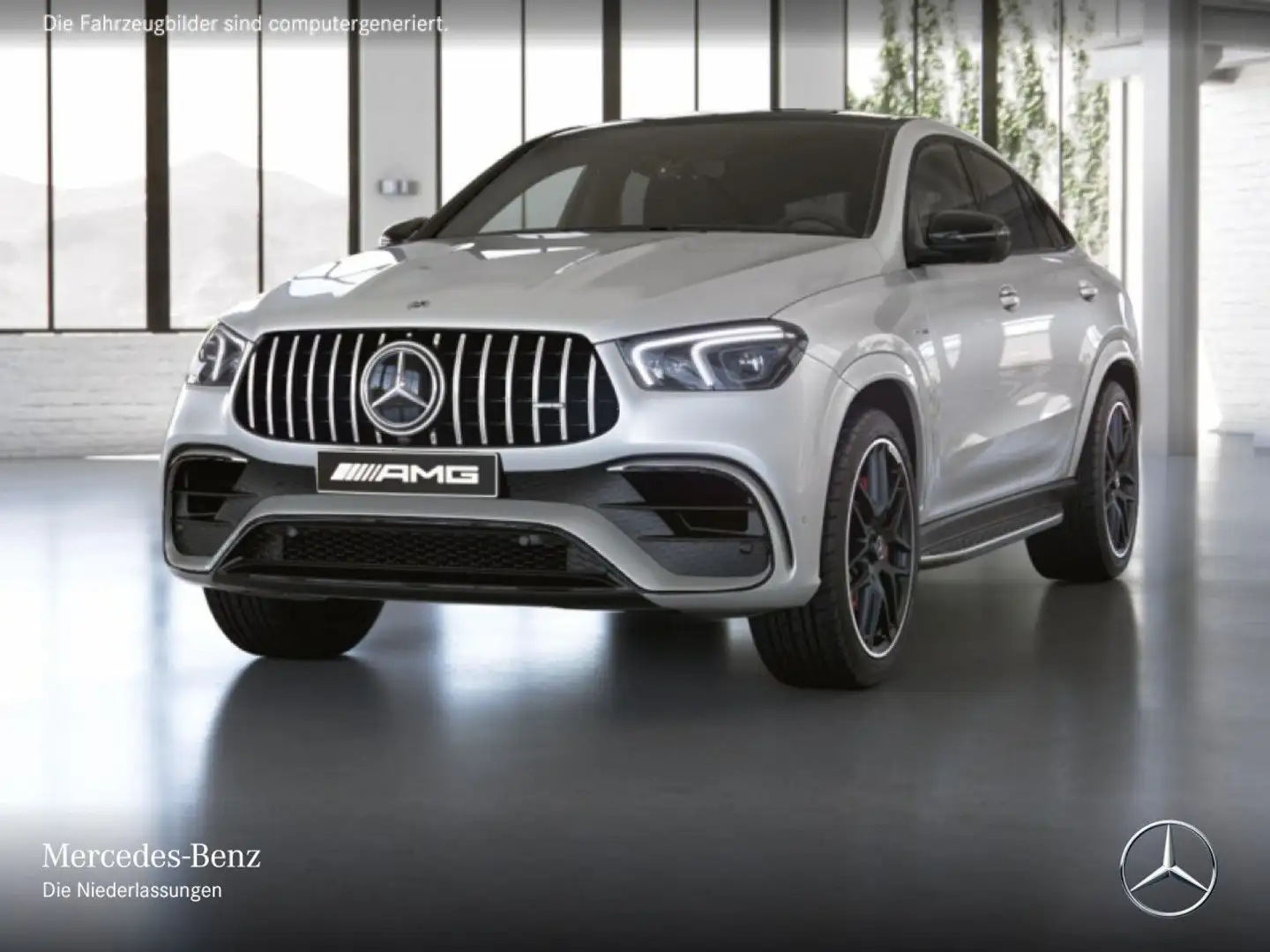 Mercedes-Benz GLE 63 AMG GLE 63 S Coupé 4M NIGHT+PANO+360+MULTIBEAM+CARBON Weiß - 2