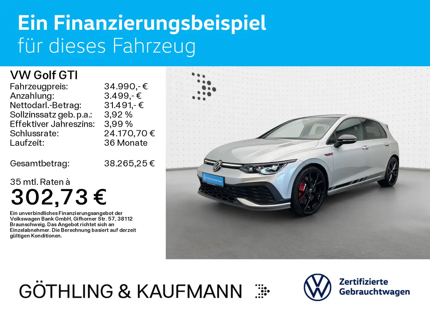 Volkswagen Golf GTI Clubsport 2.0 TSI*NAVI*PANO*BlackSyle*H Plateado - 2