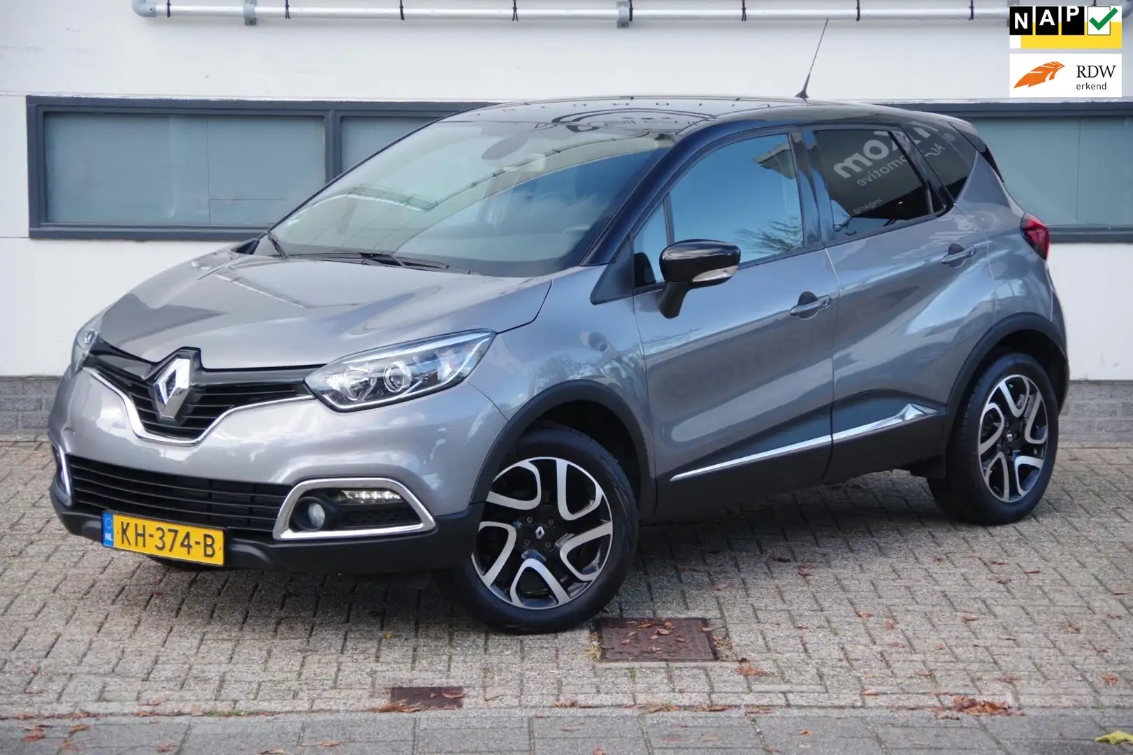 Renault Captur 0.9 TCe Dynamique /Dealer onderhouden/ Navi/Cruise Gris - 1