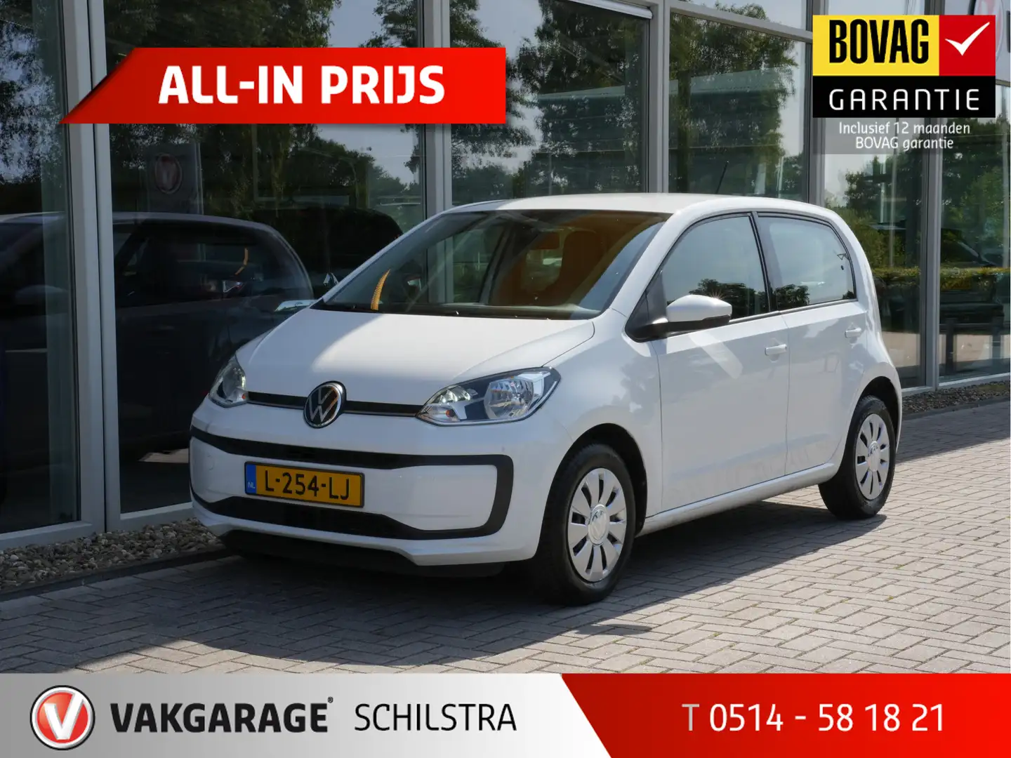Volkswagen up! 1.0 | Cruise Control | DAB | Climate Control | Cam Bianco - 1