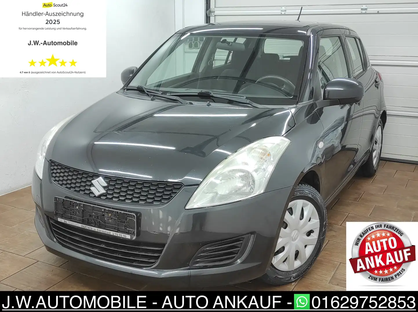 Suzuki Swift 1.2 KLIMA *TÜV NEU* EURO-5 8-RÄDER ESP USB Černá - 1