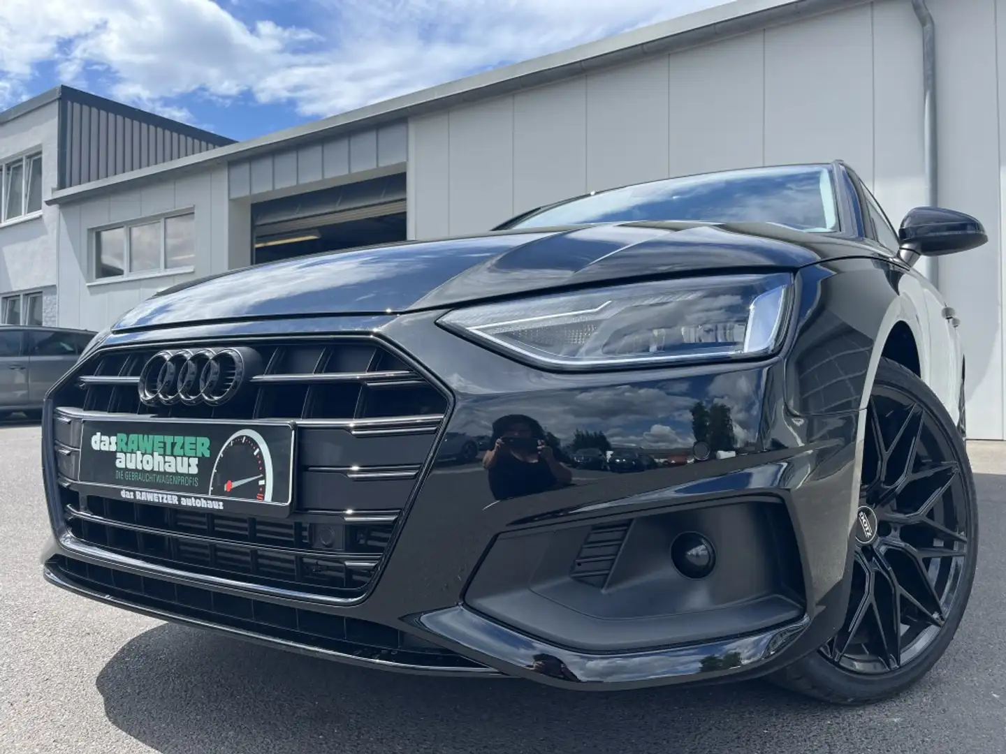 Audi A4 Avant 35 2.0 TFSI S-Line Optik Blackline 163€ m. Negro - 1