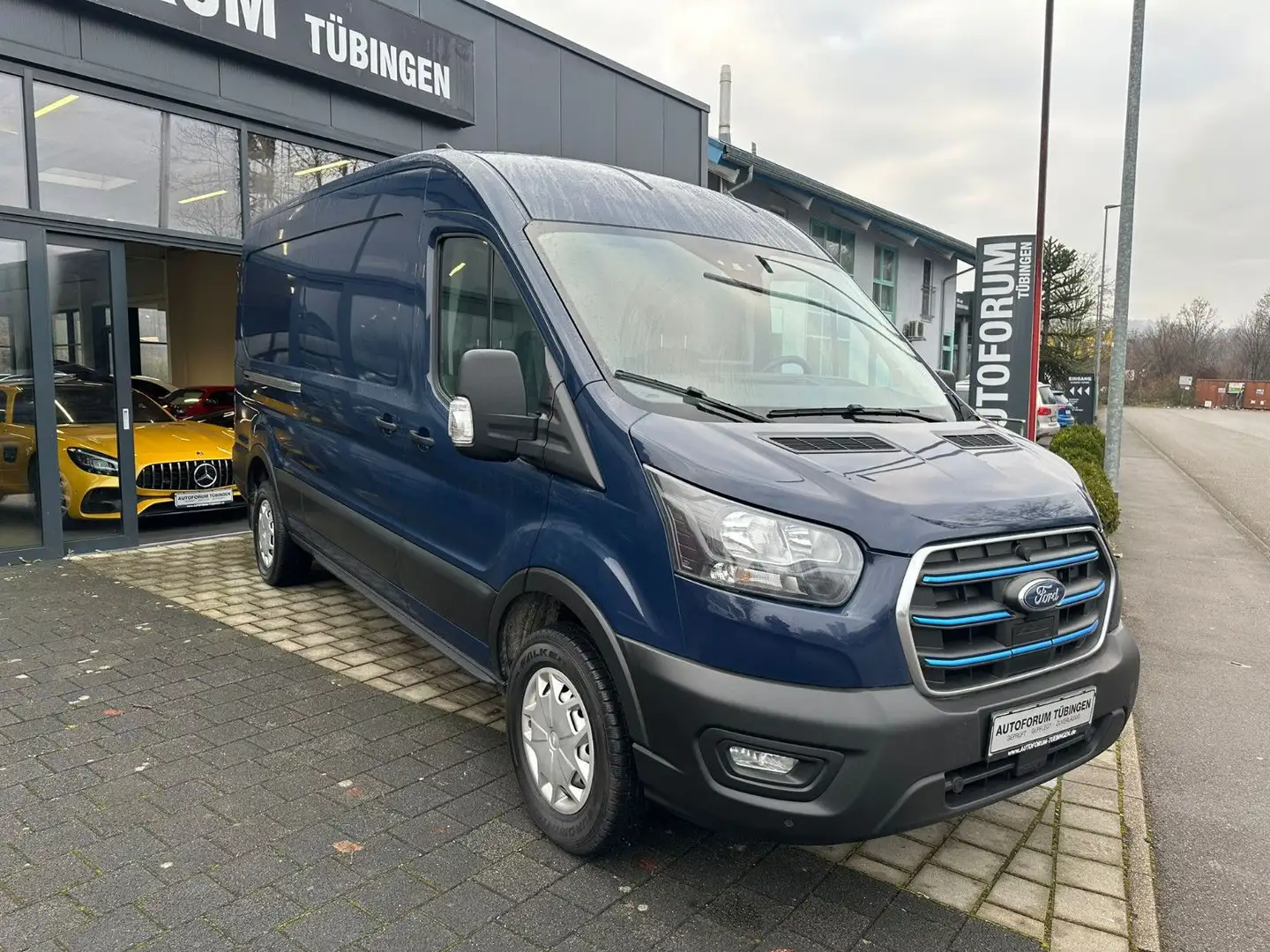 Ford Transit E 390 L3H2 *KeyFree*NAVI*HOLZBODEN Albastru - 2