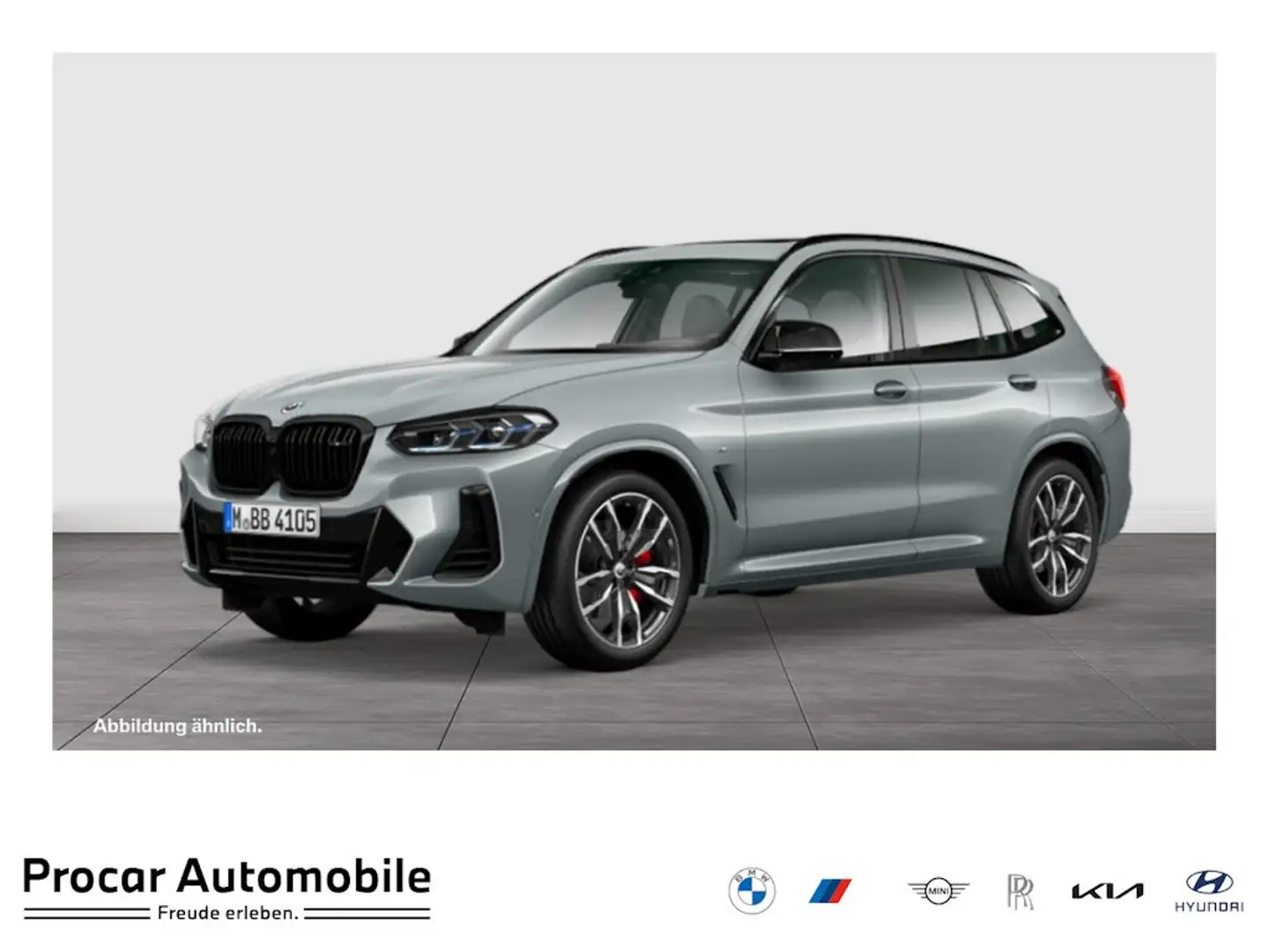 BMW X3 M 40i Laser Pano HuD Standh. PA+ DA H/K 20"LM Grau - 1