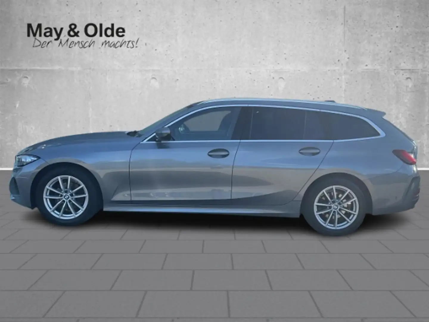 BMW 318 d Touring Aut Navi LED SHZ DAB Klimaaut Grau - 2
