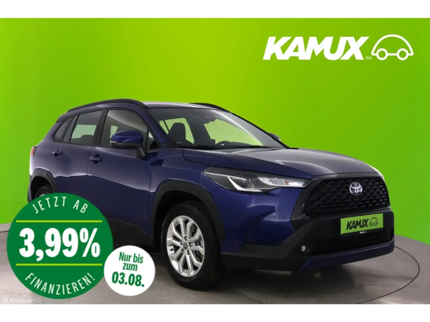 Toyota Corolla Cross 1.8H Aut.Business Edition+LED+NAVI Blau - 1
