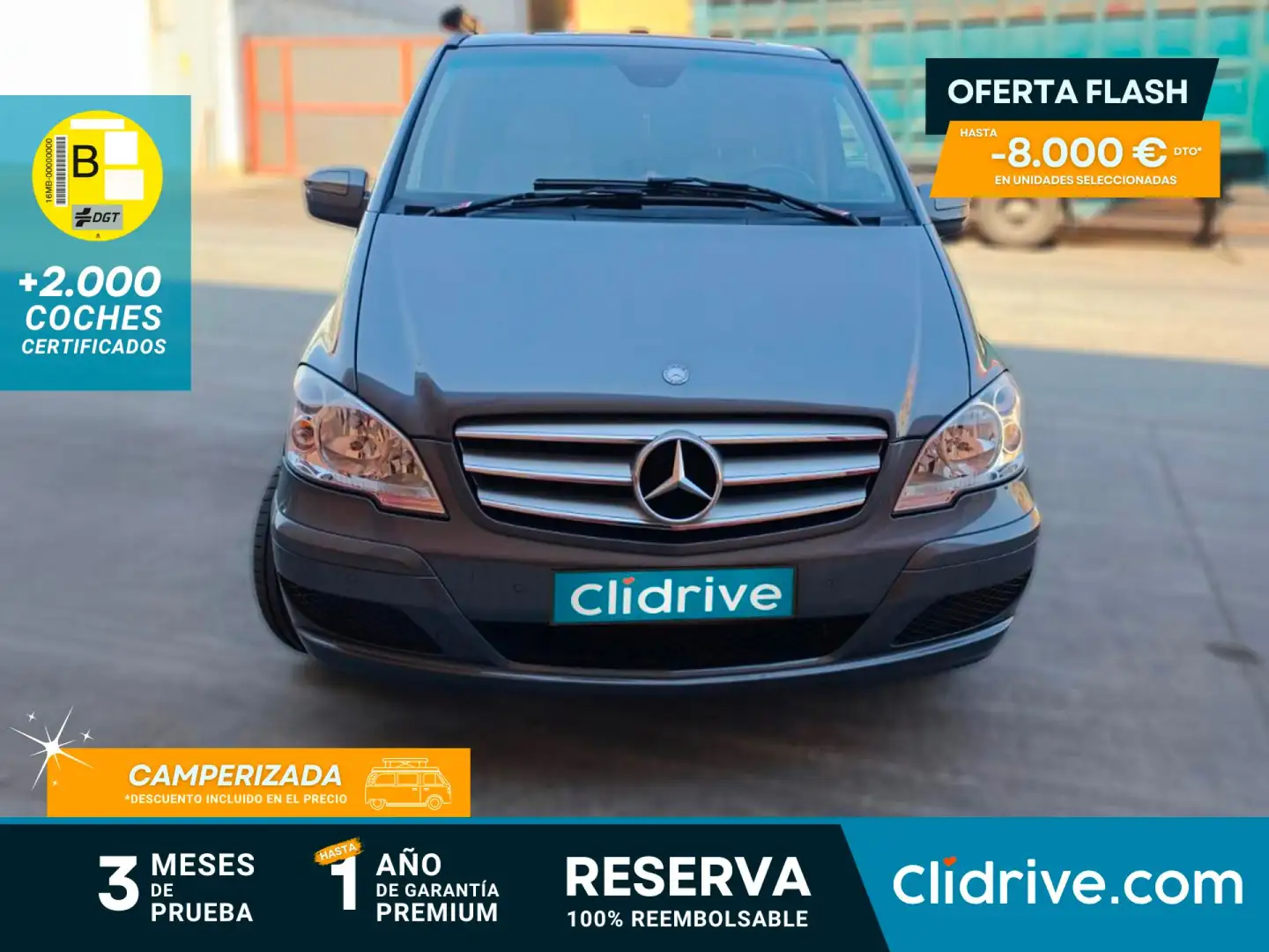 Mercedes-Benz Viano 2.2CDI Trend Largo Gris - 1