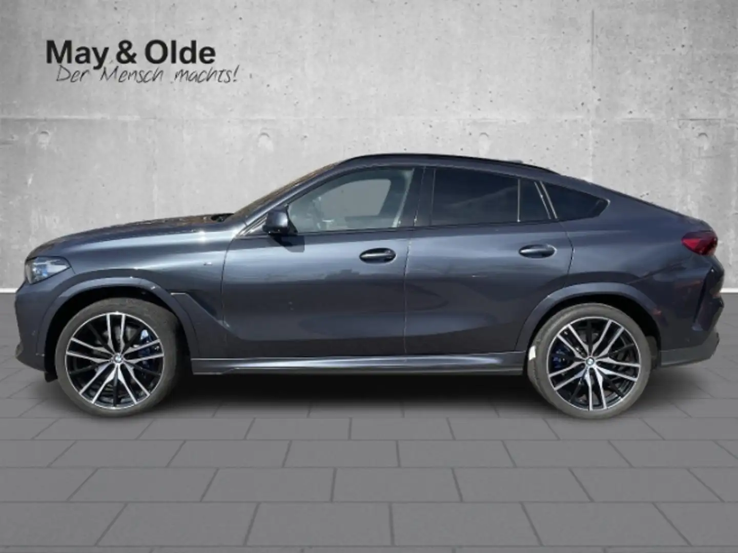 BMW X6 XDRIVE40D M Sport HUD Pano Leder Laser 360° Iconic Grau - 2