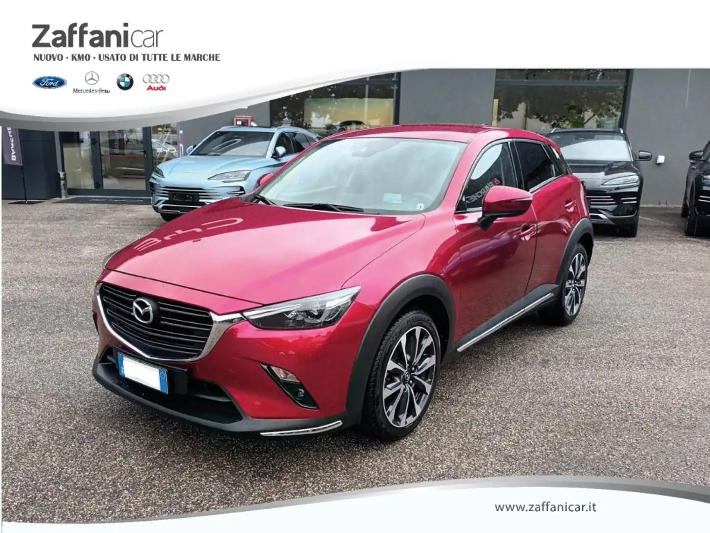Mazda CX-3 1.8L Skyactiv-D Exceed NEOPATENTATO Rosso - 1